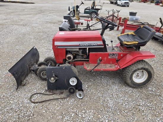 Ranch King Mower with Snow Plow and Deck