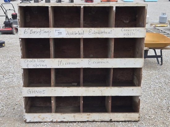 Wooden Shelving Organizer