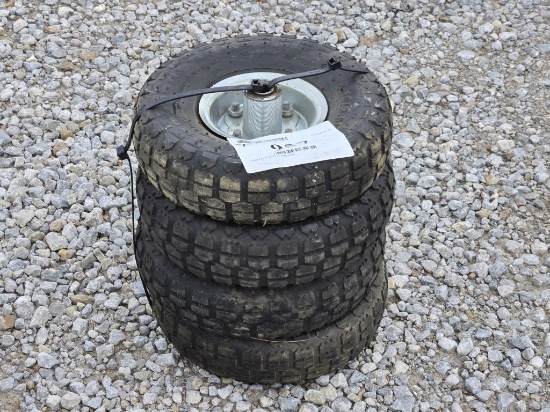 Tires (4) 4.10/3.5-4 with Rims