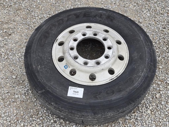 Tire with Aluminum Wheel 11R22.5