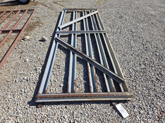 Gate 140 In x 48 In Galvanized