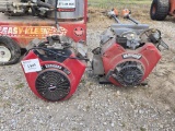 pair of motors: 16hp V twin OHV vanguard