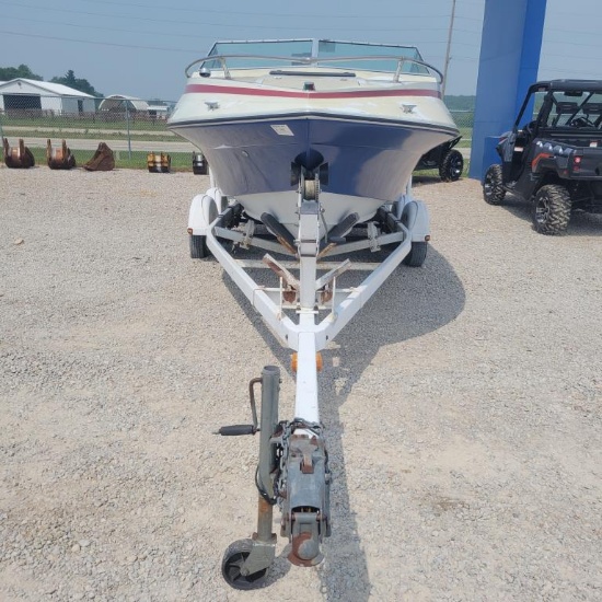 1987 4 Winns Sundowner boat & trailer VUT