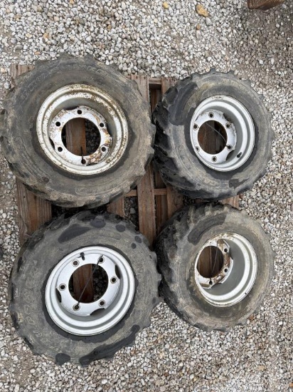 (4) Trencher tires and wheels 265/55-12