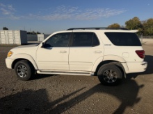 2001 Toyota Sequoia SUV 4x4, VUT