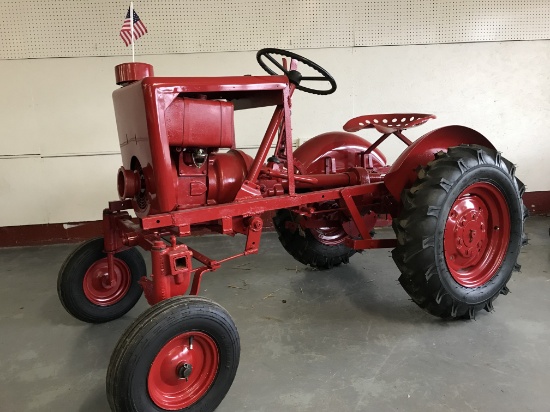 The Red E 4 Wheel TractorGarden Tractor