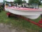 1950 Red Fish Fishing Boat