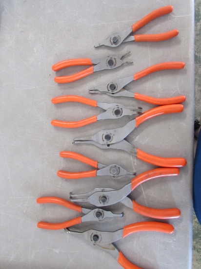 Snap-On Snap Ring Pliers 9 Piece