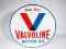 Minty 1960 Valvoline Motor Oil double-sided tin garage sign. Possibly never used. Size: 30