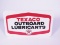 Never displayed 1966 Texaco Outboard Lubricants single-sided tin sign with period Texaco logo. Size: