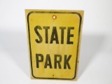 Vintage State Park single-sided sign. Great patina. Size: 12