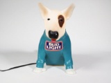 1988 Bud-Light Spuds MacKenzie three-dimensional light-up tavern display piece. Lights perfectly! Si