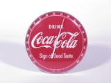Vintage Drink Coca-Cola Sign of Good Taste dial thermometer. Very clean. Size: 12