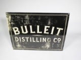 Bulleit Distilling Company single-sided porcelain sign. Size: 24