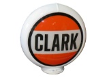 1950s Clark Oil gas pump globe in a Capcolite body. Glass lenses are very clean. Possibly never used