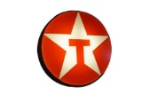 Vintage Texaco single-sided light-up service station sign. Lights and works well. Size: 34