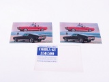 Lot of three 1958 Cobra GT 350/500 dealership promotional post cards. Never used. Size: 8.5