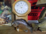 Fish Mounted On Clock