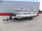 2001 Fisher SV1 18.0 Freedom Pontoon Boat