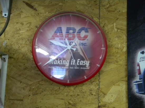 ABC supply battery powered clock