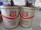 Phillips 66 5 Gallon Oil Cans