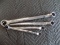 Snap on box end wrenches metric 4 piece off set