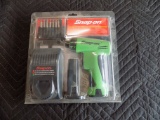 Snap on cordless screwdriver set