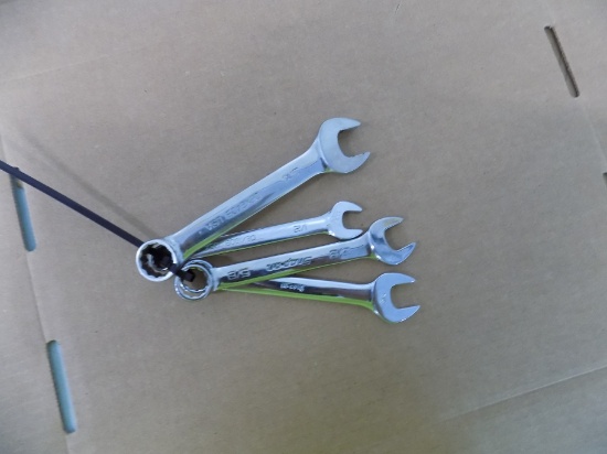 Snap On Standard Wrenches 4 Pieces 1/2 to 3/4
