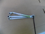 Snap On Offset Box End Wrenches 3 Pieces (2) 12mm 14mm & (1) 11mm 13mm