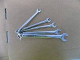 Snap On Standard Wrenches 5 Pieces 3/8 to 3/4