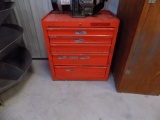 Orange Bottom Tool Box No Wheels