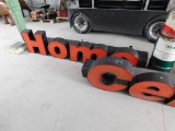 Large Lighted Home Center Sign