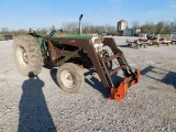 Oliver 1365 Tractor W/ Bale Spear & Bucket