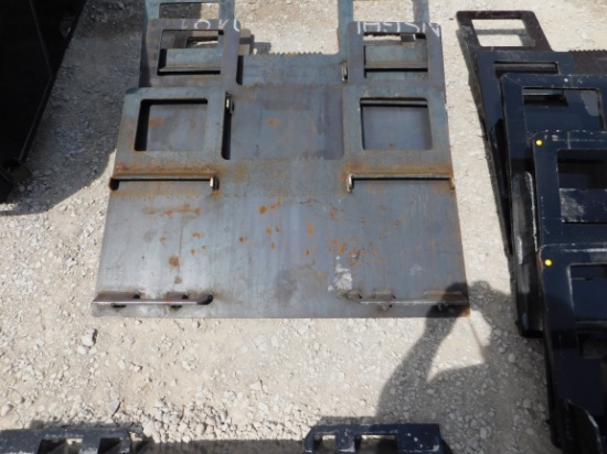 Skid Steer Plate W/ Guard (5/16)