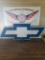 Chevrolet Bowtie lighted dealership sign. Manufactured by Plasti-line inc. Approximately 112