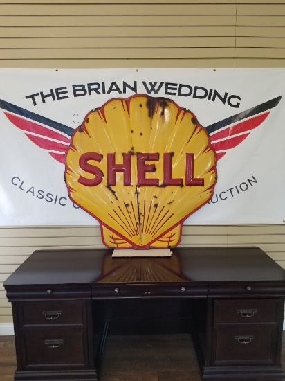 "SHELL"  3 dinensional sign. 48"x 48"