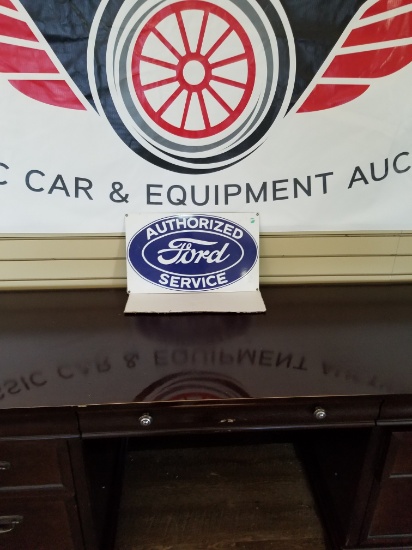 "AUTHORIZED FORD SERVICE" 18" X 10.5"