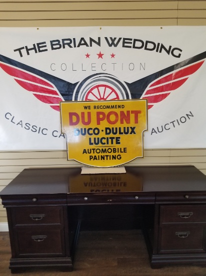 "DUPONT AUTOMOBILE PAINTING" Double sided sign 36" x 28.25"