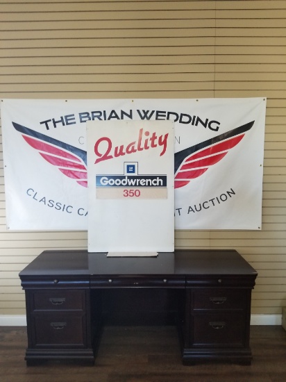 "QUALITY GOODWRENCH 350" GM Dealer sign.  48"X32"