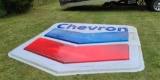 Chevron Single Sided 12 Foot Tall Sign