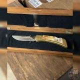 GERBER USA MADE BRASS AND PEARL KNIFE