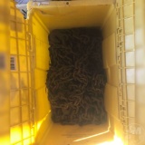 TOTE OF LOG CHAINS