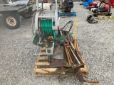 PALLET OF MISC LAWN TOOLS