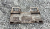 SKID STEER PLATE WITH GUARD
