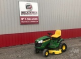 JOHN DEERE D140 RIDING MOWER SN: 1GXD140EVFF619043