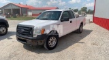 2012 FORD F-150XL EXTENDED CAB PICKUP VIN: 1FTFX1CF7CFB27504