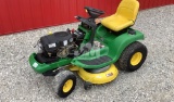 JOHN DEERE LT160 RIDING MOWER SN: M0L160C037948