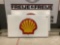 SHELL ARYLIC AND ALUMINUM FRAMED SIGN, TWO SIDES, 72