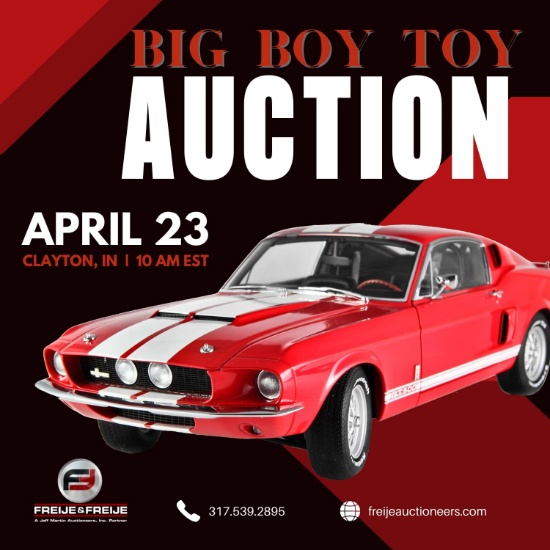 ANNUAL SPRING BIG BOY TOY AUCTION