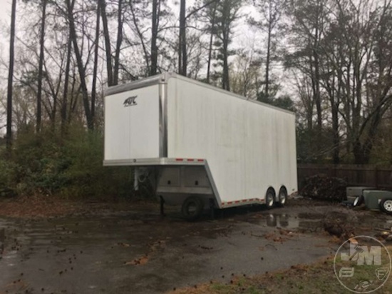 2016 QUEST ATC ALUMINUM STACKER TRAILER 28' ENCLOSED TRAILER VIN: 5JXGE2839GE203689